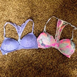 Victoria’s Secret Pink racer back bras